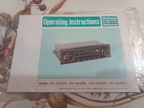 National Panasonic Car Radio