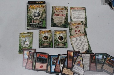 1997 Magic The Gathering Portal Gift Box Starter Set Wizard plus open pack