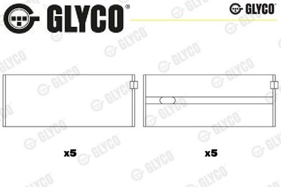 GLYCO H997/5STD Kurbelwellenlager 