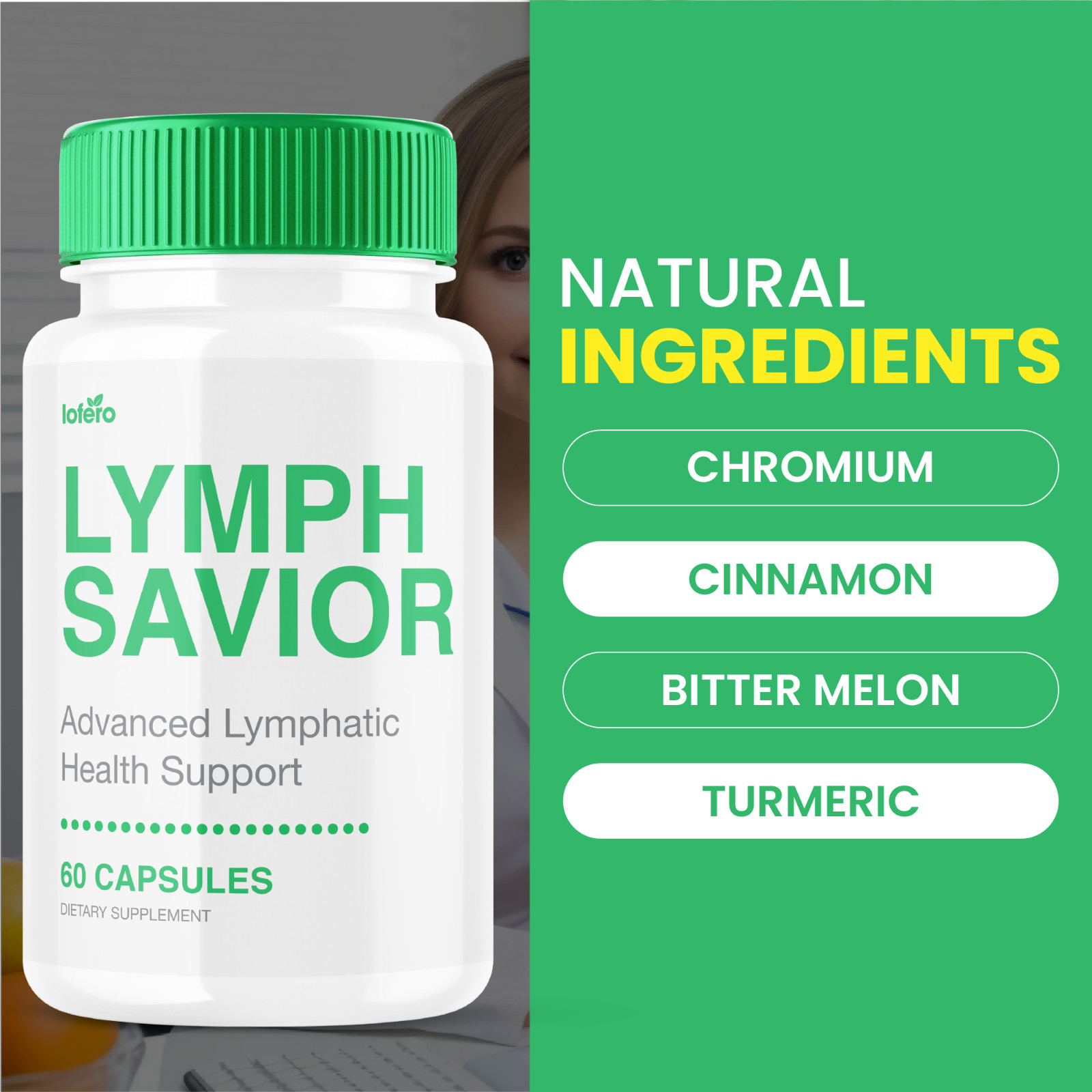 (3 Pack) Lymph Savior Lymphatic Health Support Dietary Supplement (180 ct)