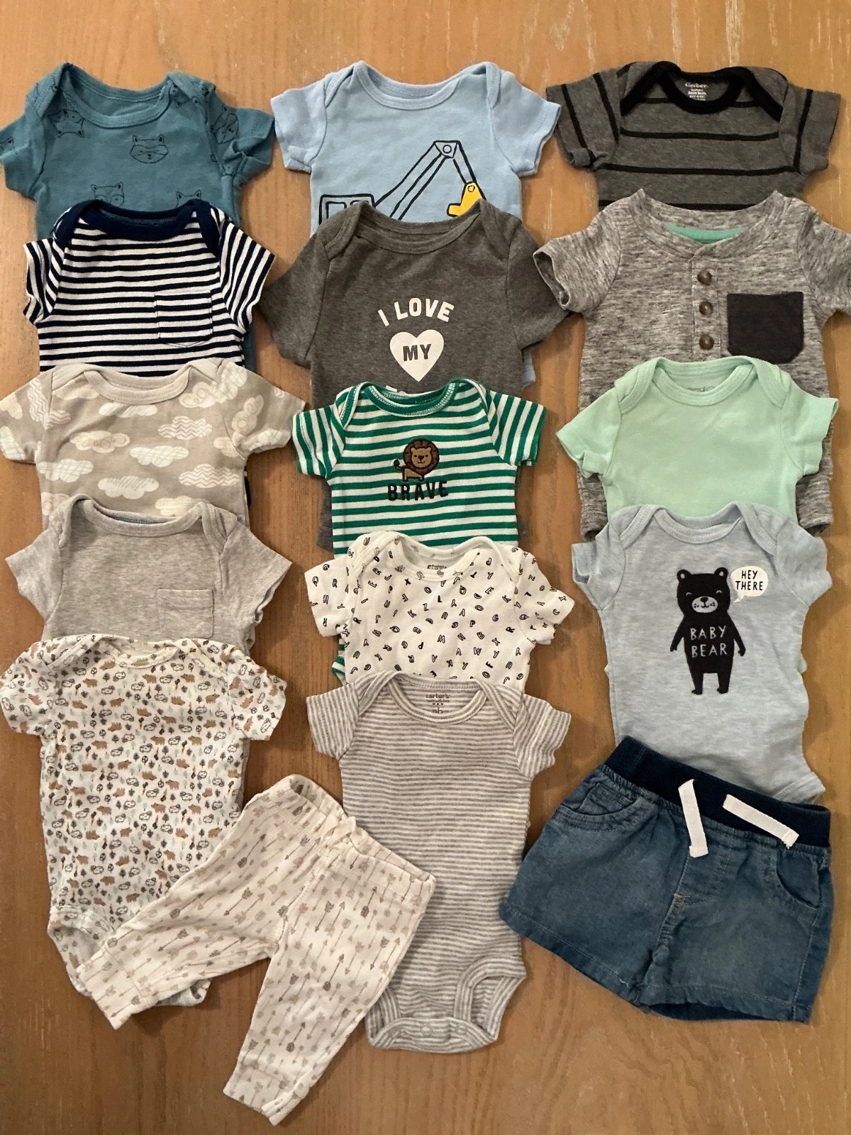 Carter's, Cat & Jack, Others Infant Boys Clothing Lot of 16 Size Newborn
Opens in a new window or ta
