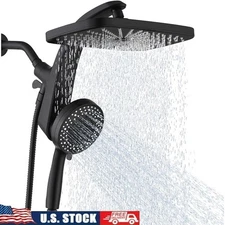 High Pressure Rain Shower Head Handheld Combo Magnetic Dock Detachable Jets New