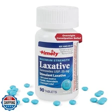 TIME-CAP LABS, INC. Timely - Max Laxatives - 90 Maximum Strength Tablets - 25