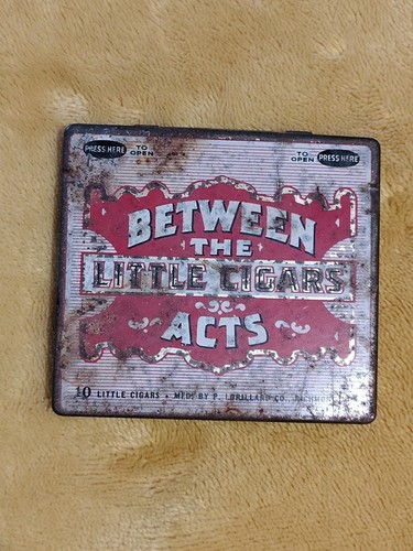 Between the Acts Little Cigar Tin Vintage - Picture 2 of 6