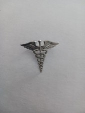 Caduceus Medical Staff Symbol 2 Prong Pin