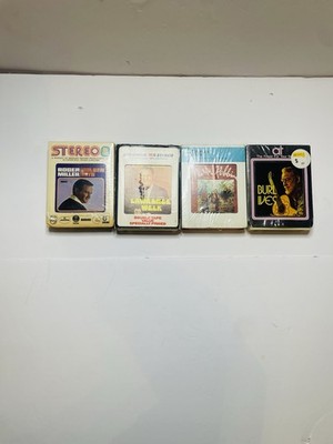 VTG 8 track tapes Lot Of 4 Roger Miller Lawrence Welk Marty Robins Burl Ives