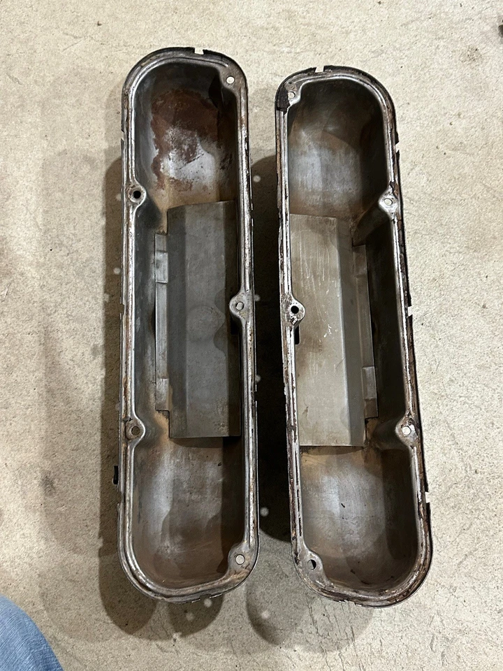 MoPar 273 1966 Commando cubiertas de válvula arrugas negras Plymouth Cuda Dodge Dart 66 Foto 4 de 4