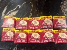 LOT OF 10 Bernardin Mason Jar Snap Lids Wide Mouth Home Canning