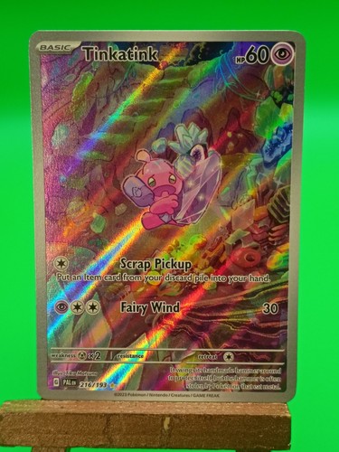 Pokémon TCG Tinkatink 216/193 Paldea Evolved Holo Secret Rare Full Art NM/M