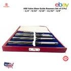 New HSS Valve Stem Guide Reamers  Set  5 Pcs  1/4" 9/32" 5/16" 11/32" 3/8" USA