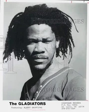 1985 Press Photo Albert Griffiths of The Gladiators - sap65049