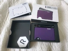 Ridge Slim RFID Blocking Cell Wallet Alaska Twilight Purple Brand New Cash Belt 