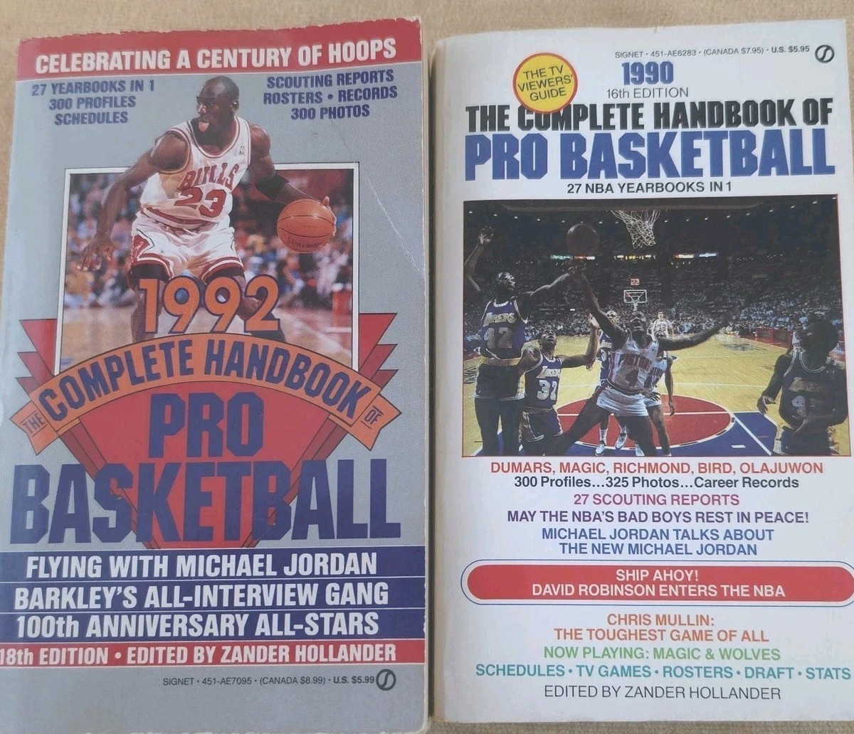 Complete Handbook Pro Basketball NBA 1990/1992 Xander Hollander