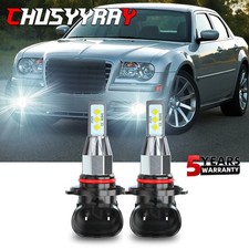 For Chrysler 300 300c 2005-2009 2x Led Fogdriving Light 6000k Xenon White Bulbs