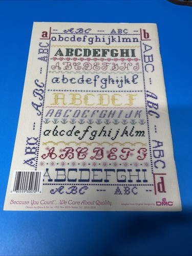 Designs By Gloria & Pat 69-Creative Alphabets Pattern Booklet Leaflet -Vtg 1990 - Picture 2 of 3