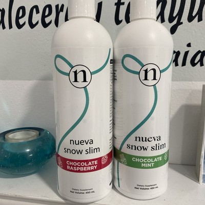 nueva Snow Slim Liquid collagen Chocolate Raspberry &  mint new freeshing