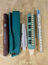 Vintage 1960s 1970s Soprano Melodica & Recorder Wind Instruments Working 7E