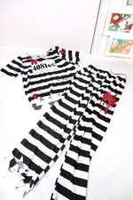 Zombie Convicto Niños 11-12 Años Disfraz S/M Fiesta Disfraz Halloween