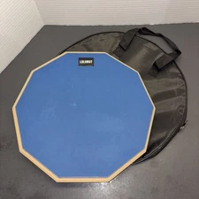 LOLUNUT Drum Practice Pad 2-sided Silent UK Practice Pad Soft Rubber Wooden