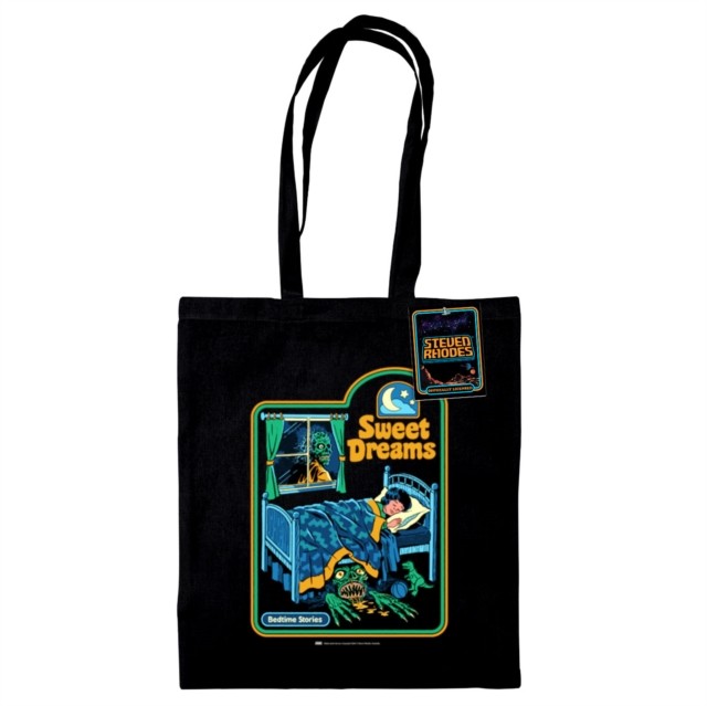 Steven Rhodes (Sweet Dreams) Black Tote Bag by PYRAMID INTERNATIONAL