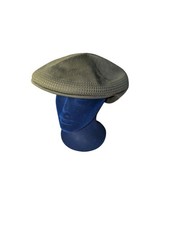 Kangol Tropic Ventair Hat Cap Olive Green Flat Ivy Beret Knit XL Casual Mens