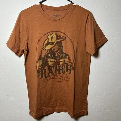 American Highway Women's T-shirt Ranch Like A Girl Size M