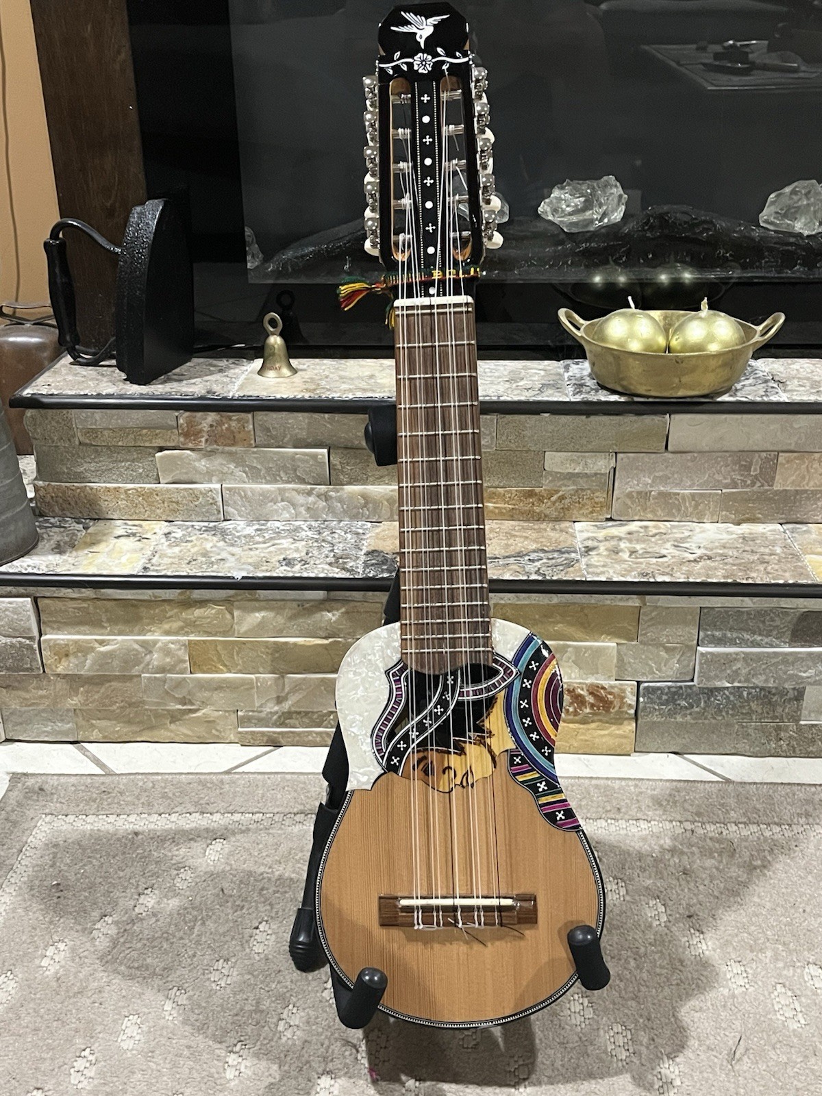 South American Charango and Soft Case