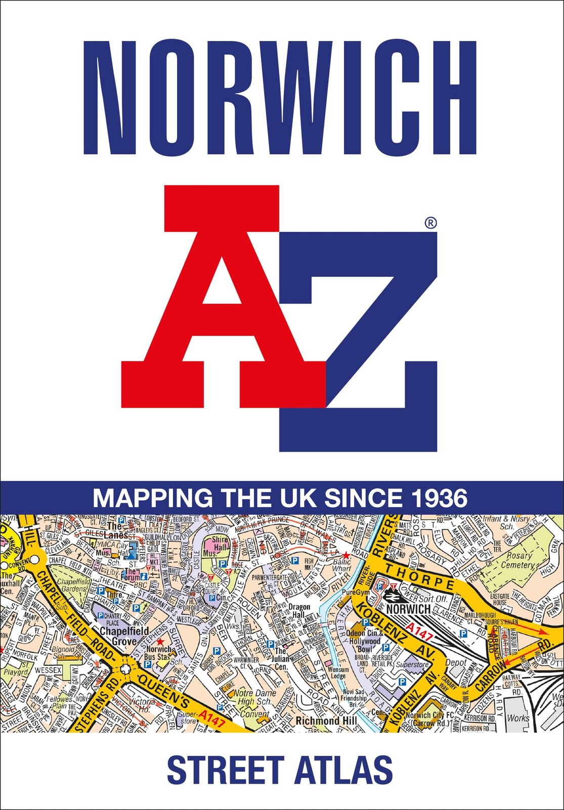 Norwich A-Z Street Atlas : Navigate Your Way Around Norwich With Ease Using Trusted Mapping A-Z Maps - Image 6