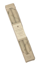 Decorative Northern Lights Cream with Gold 12" Taper Candles Fragrance Free New
