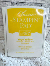 Stampin' Up  Yoyo Yellow" Ink Pad Brand New Sealed for Crafting