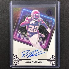 2022 Elements Juan Thornhill Neon Signs Auto Purple 50/50