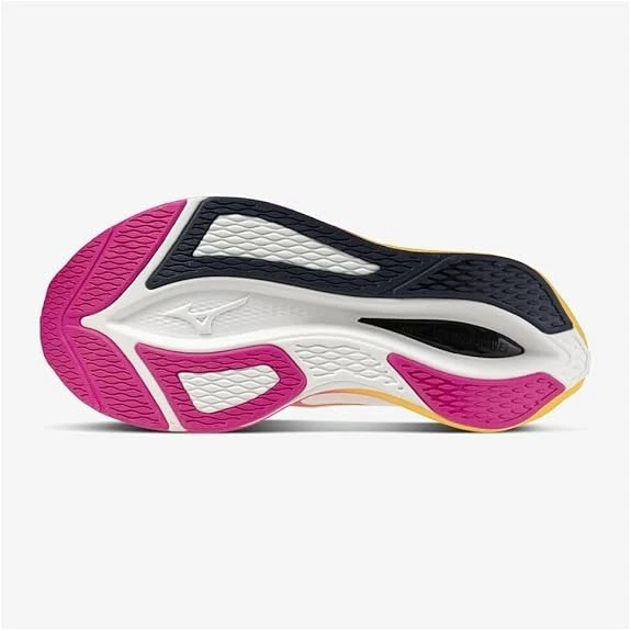Mizuno Zapatos para Correr WAVE REBELION FLASH3 HANABI PACK J1GC2517 Blanco RosaNaranja Foto 4 de 4