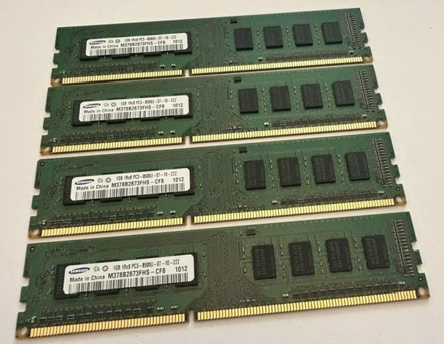8GB PC3-8500 módulo de memoria 2 x 4 GB DDR3 1066 MHz, Memoria RAM