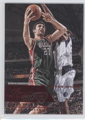 2015-16 Panini Prestige Bonus Shots Red 122/199 Zaza Pachulia #40 0q0