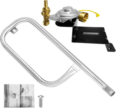 80477 Gas Regulator 69957 Burner Tube Pipe Replacement for Weber Q100/Q120 Grill