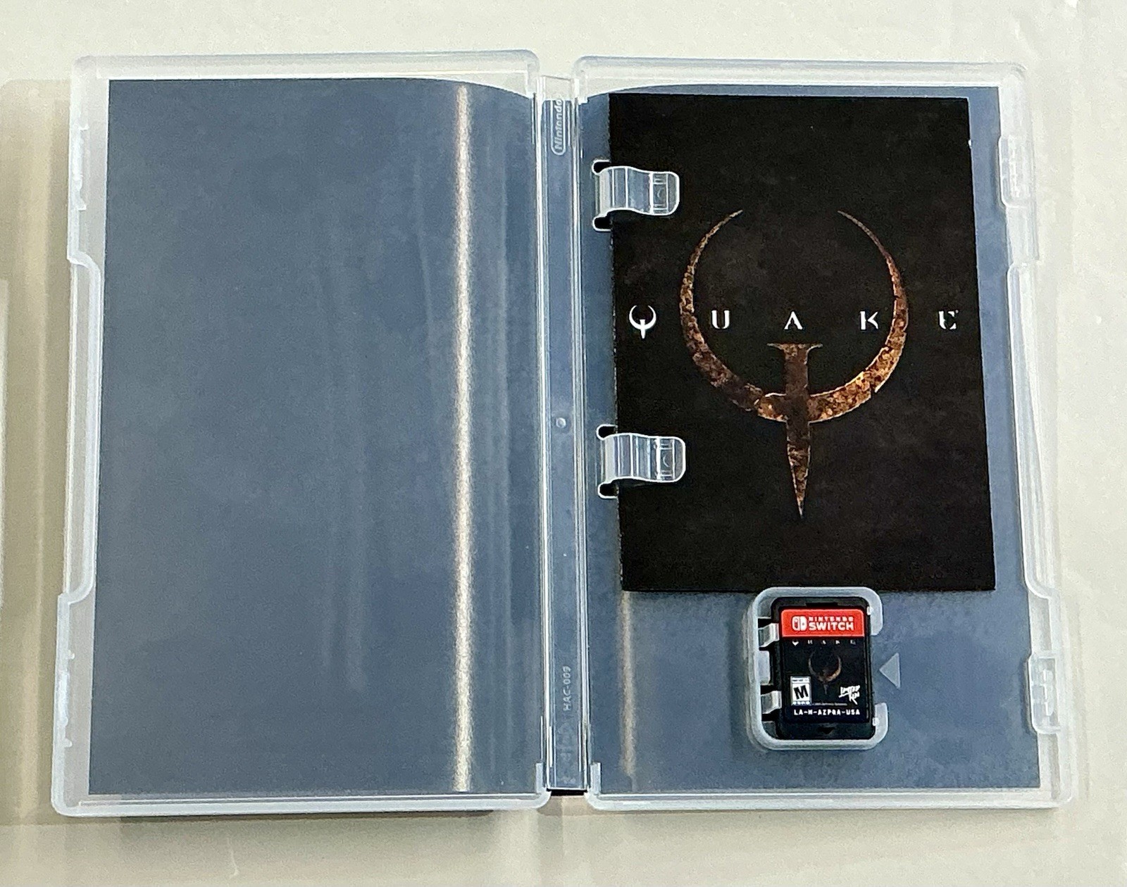 Quake (Nintendo Switch, 2022) Limited Run #207 - Complete - Tested - Clean Shape