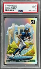 2024 Panini Donruss #18 Downtown! /(SSP) Malik Nabers PSA 9 MINT RC