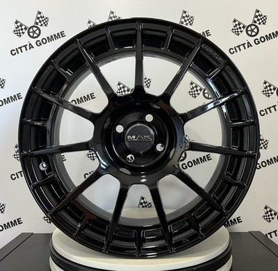 Kit 4 Alloy Wheels Compatible With FIAT PUNTO EVO 17 + 4 Tires 205/40R17 Winter