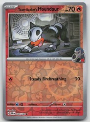 Team Rocket's Houndour 037/182 Destined Rivals Reverse Holo