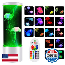 AONESY Floating Jellyfish Lamp 17 Colors Changing Jellyfish Light Lamp with Remo