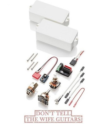 EMG P5X WHITE 5 STRING ACTIVE FOR P BASS GUITAR PICKUP POTS & WIRING