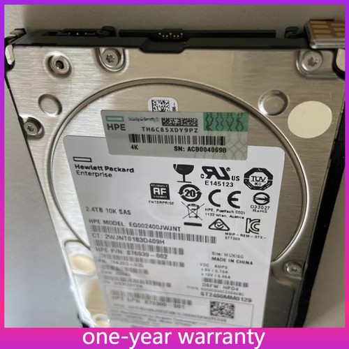 NEW HPE 881457-B21 881507-001 2.4TB 12G SAS 10K 2.5" SFF 512e DS HDD Hard Drive - Afbeelding 1 van 5
