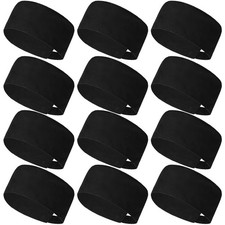 12 Pcs Adjustable Chef Hats Unisex Cooking Beanie Mesh Top Skull Caps for Kitche