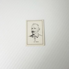 Vintage 1950 Callahan Hall of Fame Cap Anson Baseball Trading Card
