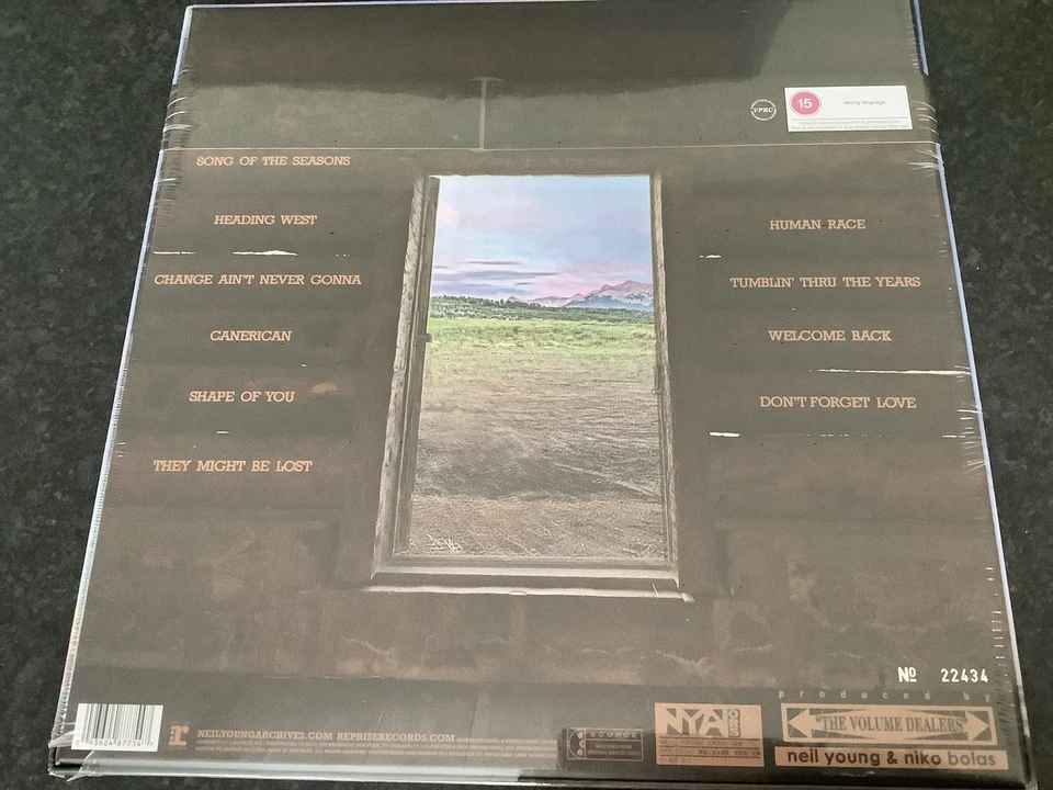 Neil Young Crazy Horse Barn Box Set Vinyl LP, CD, Blu-ray with 6 Photo Cards New - Image 3 of 3