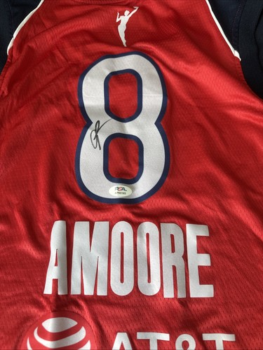 Georgia Amoore Washington Mystics Autograph Signed Jersey! Psa Coa - Picture 2 of 3