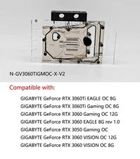 Granzon GPU Water Block For Gigabyte RTX 3060Ti Gaming OC 8G/ EAGLE