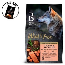 Pure Balance Wild  Free Salmon  Pea Recipe Dry Dog Food, Grain-Free, 4 lbs