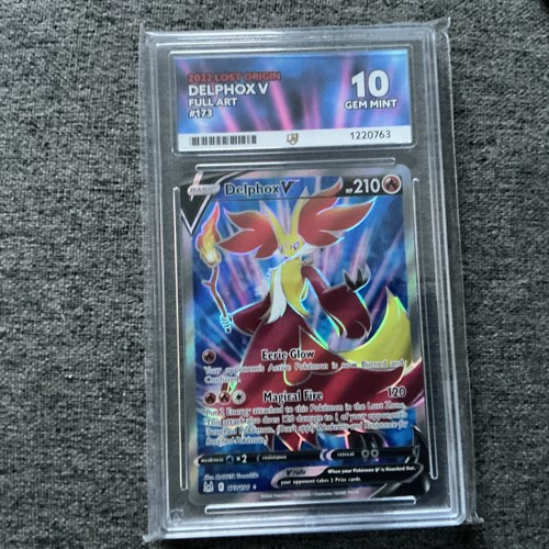 Delphox V graded ACE 10 for sale on eBay
