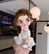 BJD Clothes Tops Skirt Outfit for 1/6 Blythe Doll Ob22 Ob24 Girl Female DIY Gift